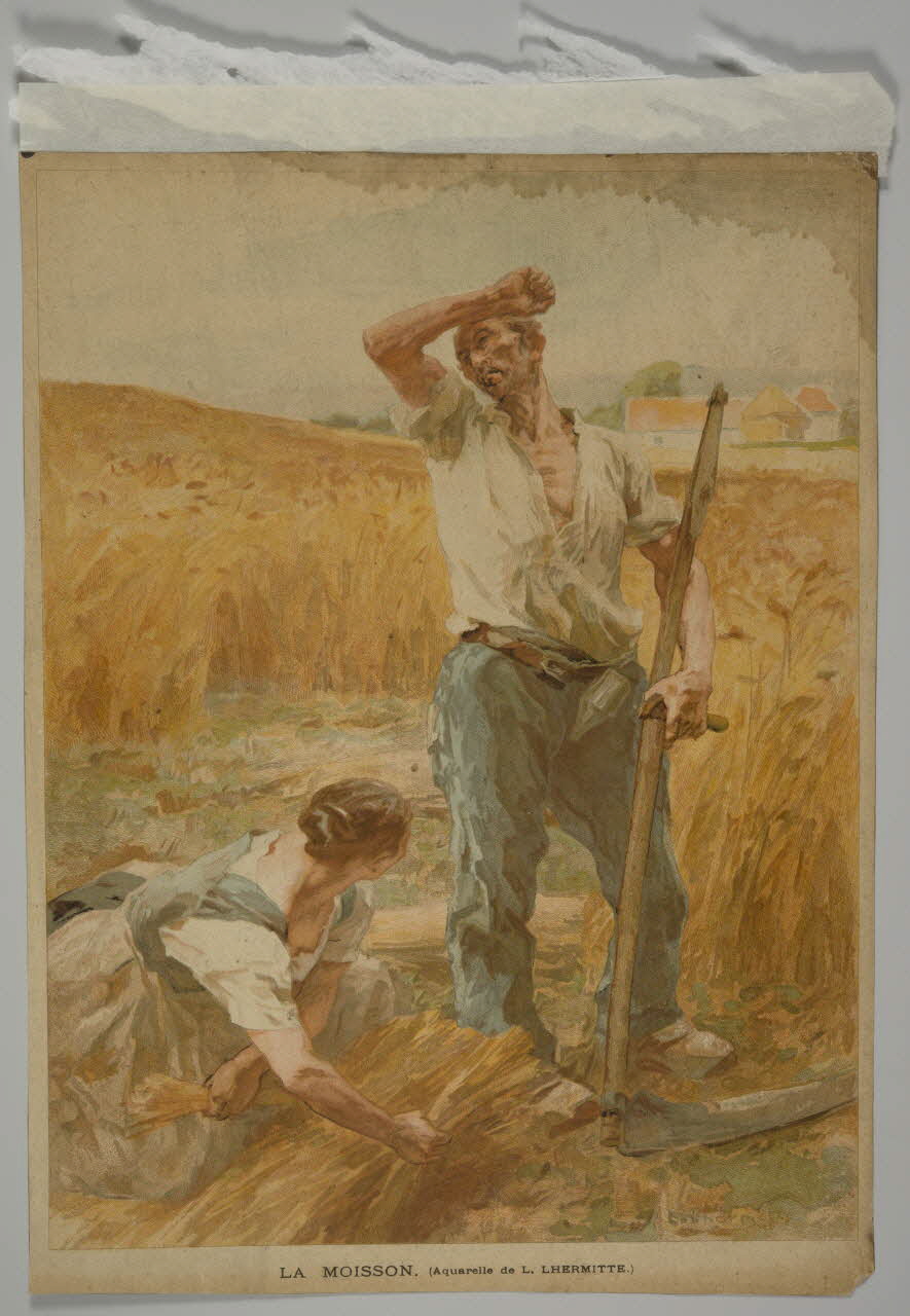 estampe LA MOISSON. 1975.46.188 Photo