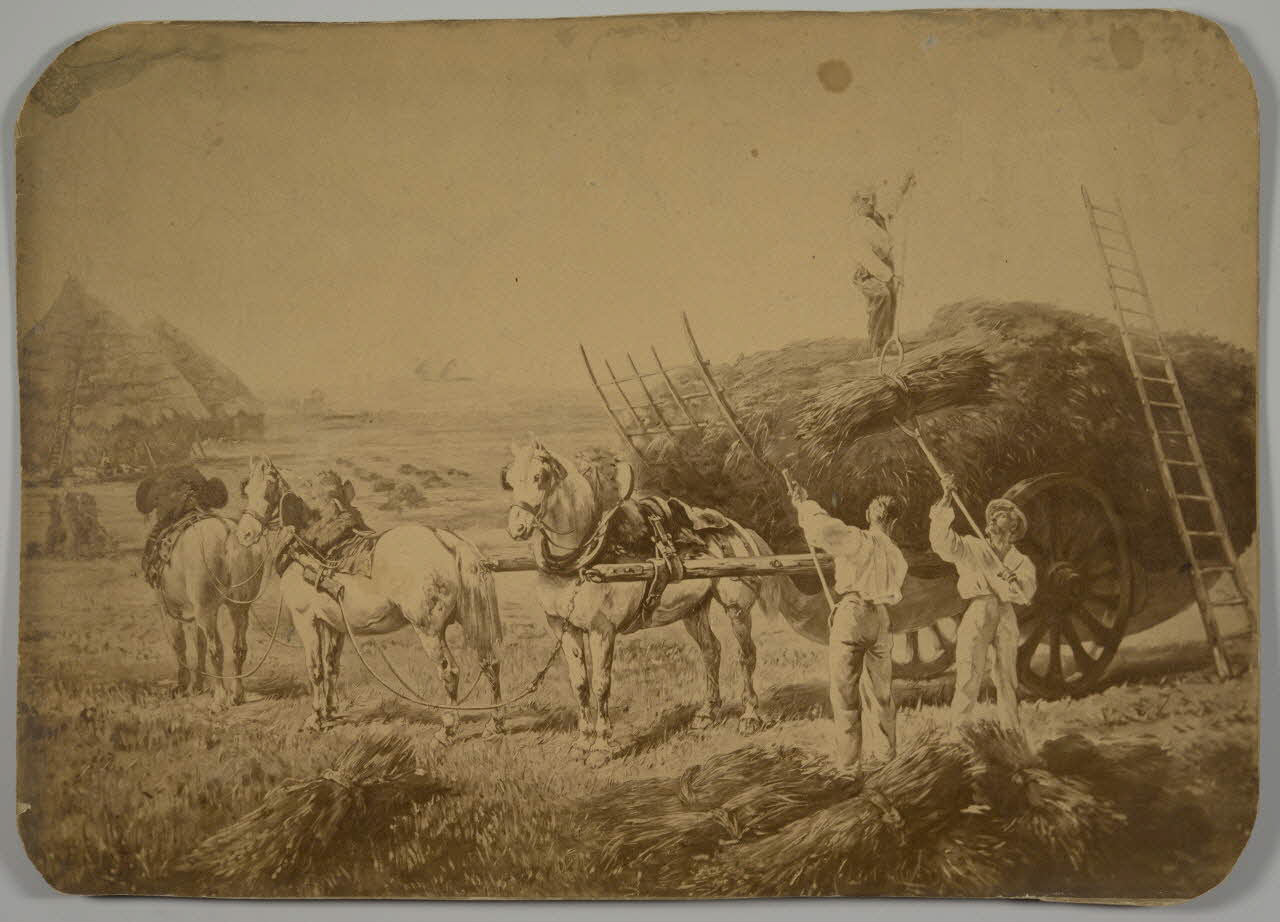 estampe Ramassage du foin 1975.46.190 Photo