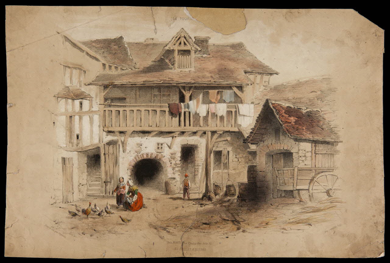 estampe AU POLLET A DIEPPE 1975.46.191 Photo