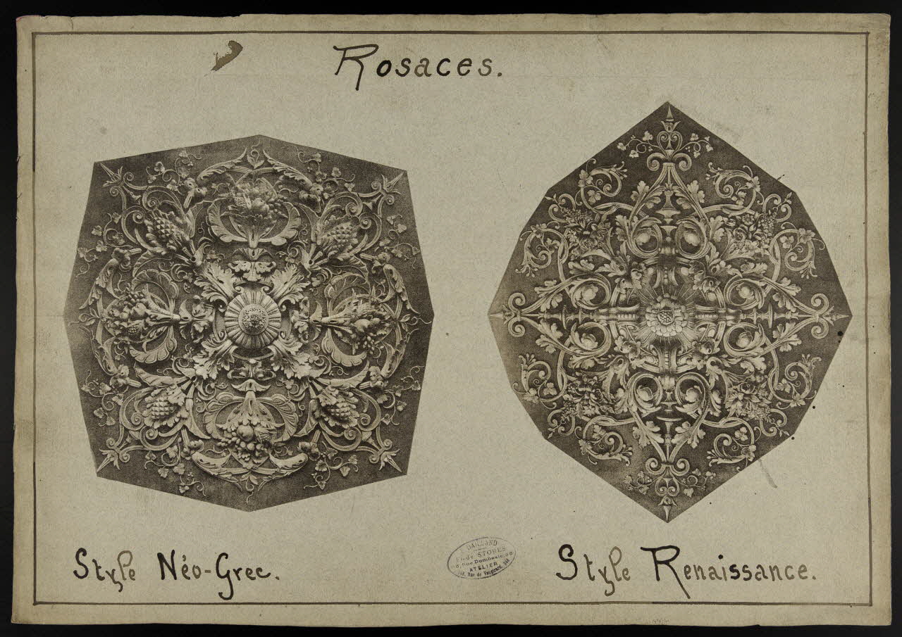 estampe Rosaces. 1975.46.201 Photo