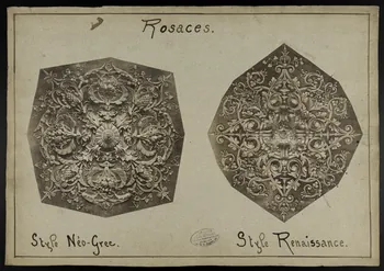 estampe Rosaces. 1975.46.201 Photo