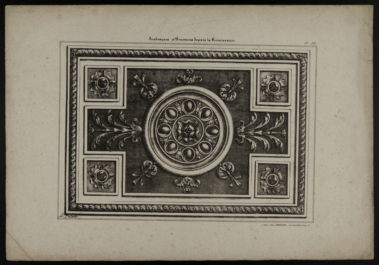 estampe Arabesques et Ornemens depuis la Renaissance. 1975.46.210 Photo