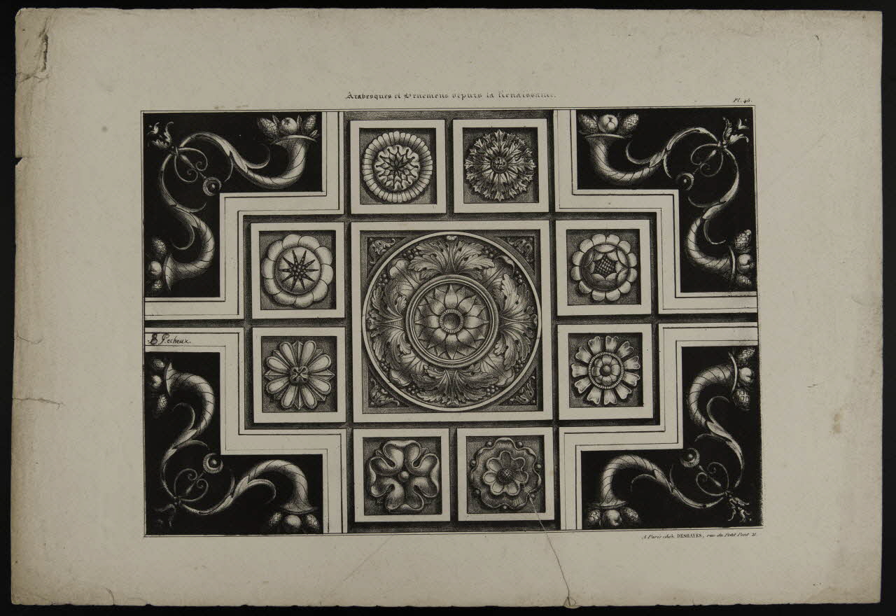 estampe Arabesques et Ornemens depuis la Renaissance. 1975.46.211 Photo