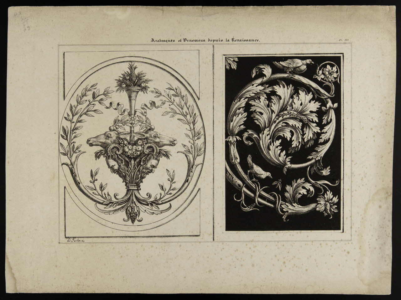 estampe Arabesques et Ornements depuis la Renaissance. 1975.46.212 Photo