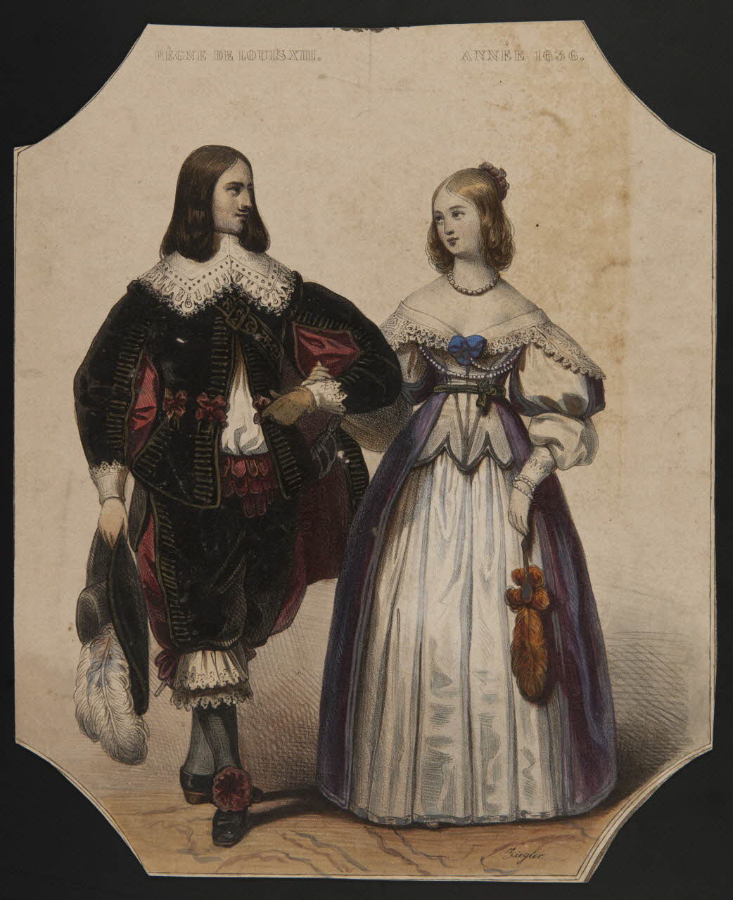 estampe REGNE DE LOUIS XIII  ANNEE 1636 1975.46.224 Photo