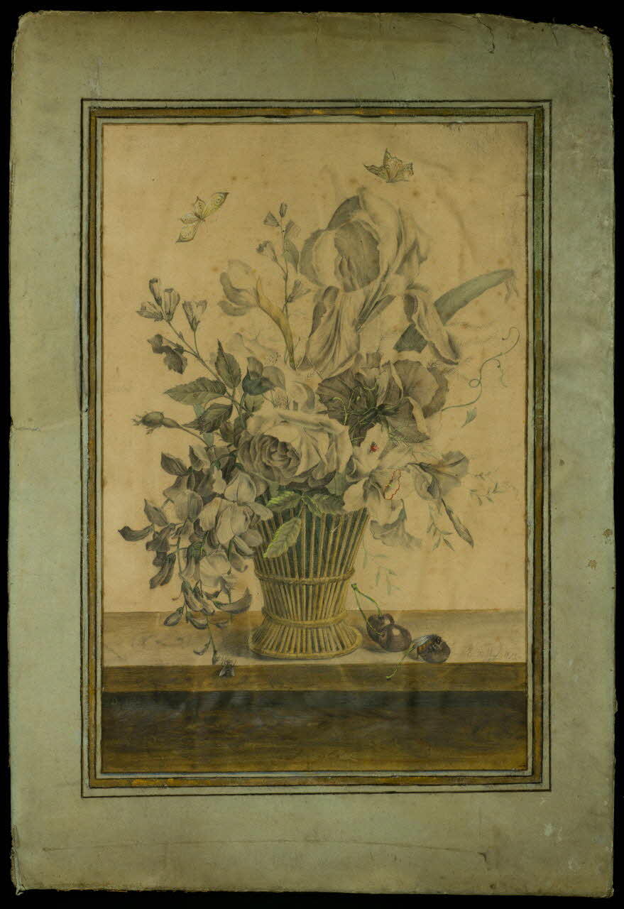 Dailland E. dessin Bouquet 1873 1975.46.23 Photo