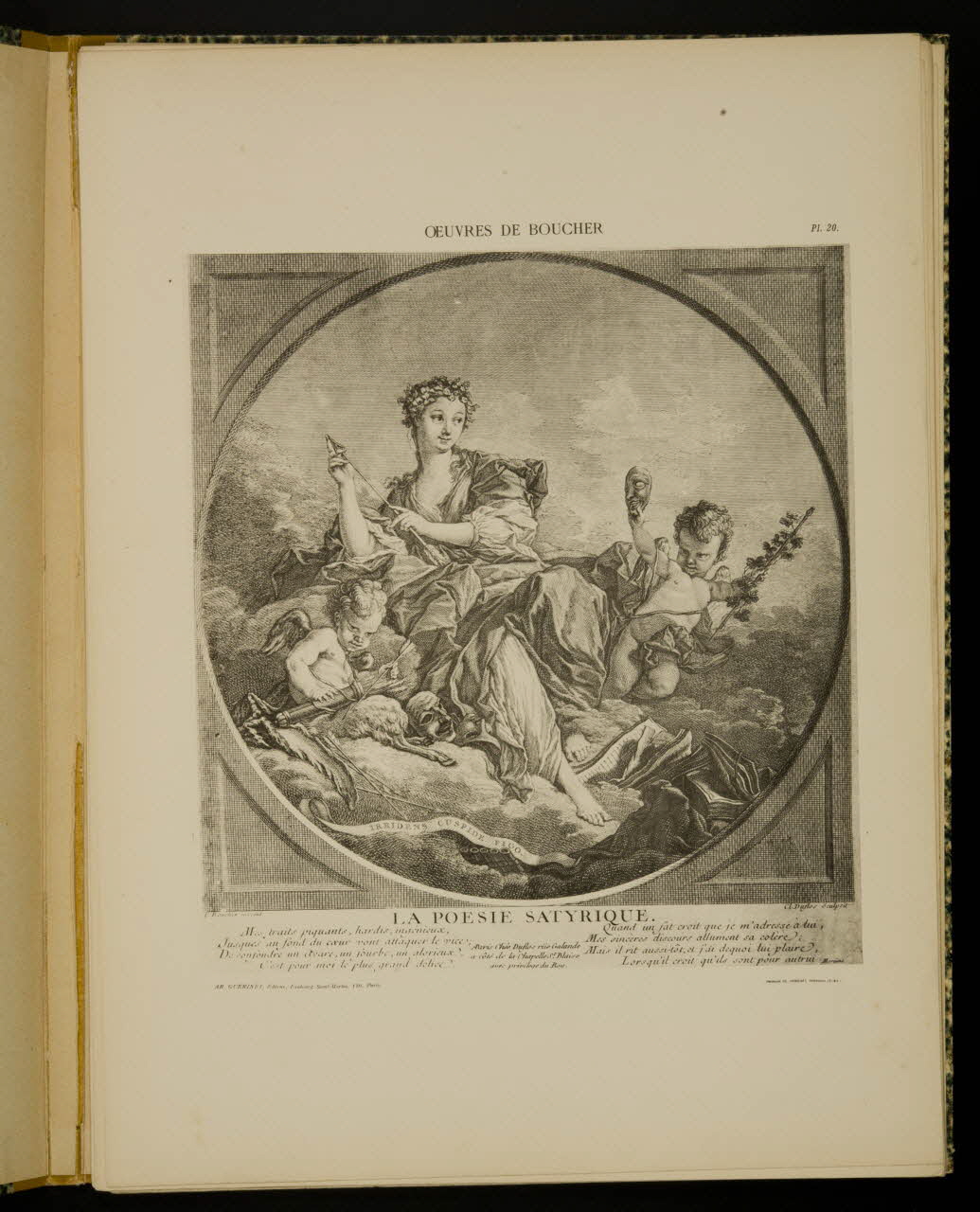 album OEUVRES DE BOUCHER  LA POESIE SATYRIQUE. 1975.46.239.21 Photo
