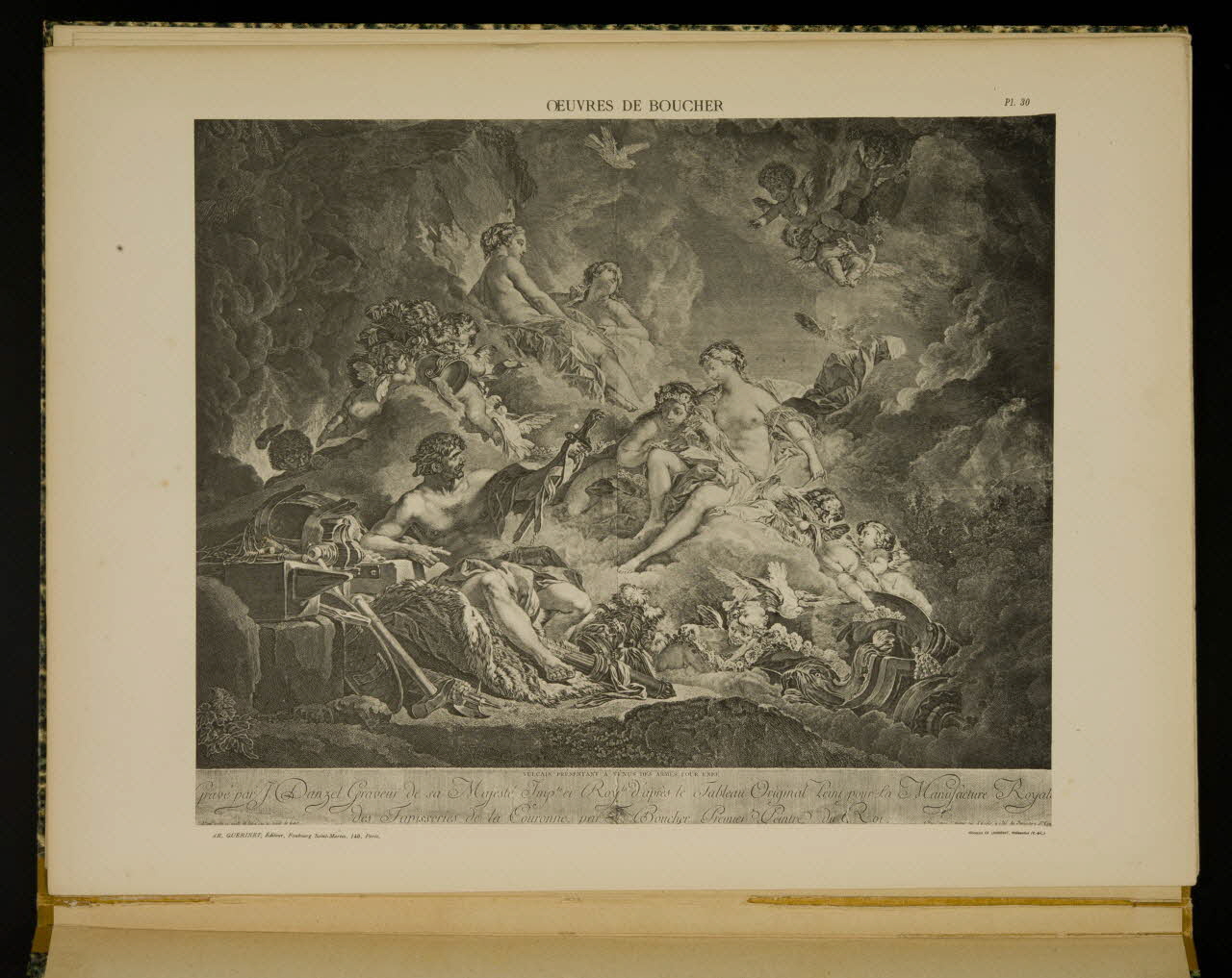 album OEUVRES DE BOUCHER  VULCAIN PRESENTANT A VENUS DES ARMES POUR ENEE 1975.46.239.32 Photo