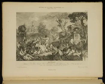 album OEUVRES DE BOUCHER, FRAGONARD, ECT.  BACANALE 1975.46.240.35  Photo