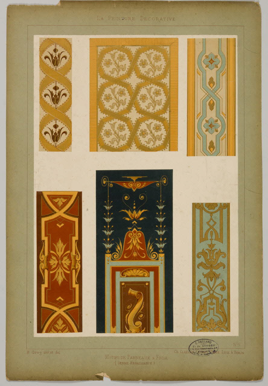 album MOTIFS DE PANNEAUX & FRISE 1975.46.241.7  Photo