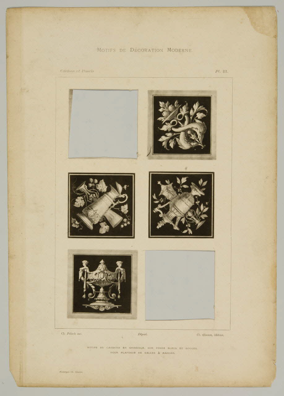 album MOTIFS DE DECORATION MODERNE 1975.46.243.6 Photo