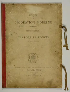 ALBUM MOTIFS  DE  DECORATION MODERNE 1975.46.244/245 Photo