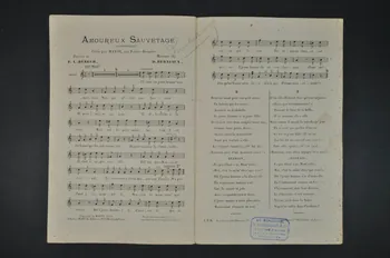 Désiré Berniaux ; Ferdinand Louis Bénech ; Félix Mayol ; Jacques Mayol chanson petit format 1908 1965.168.68 Photo Mucem