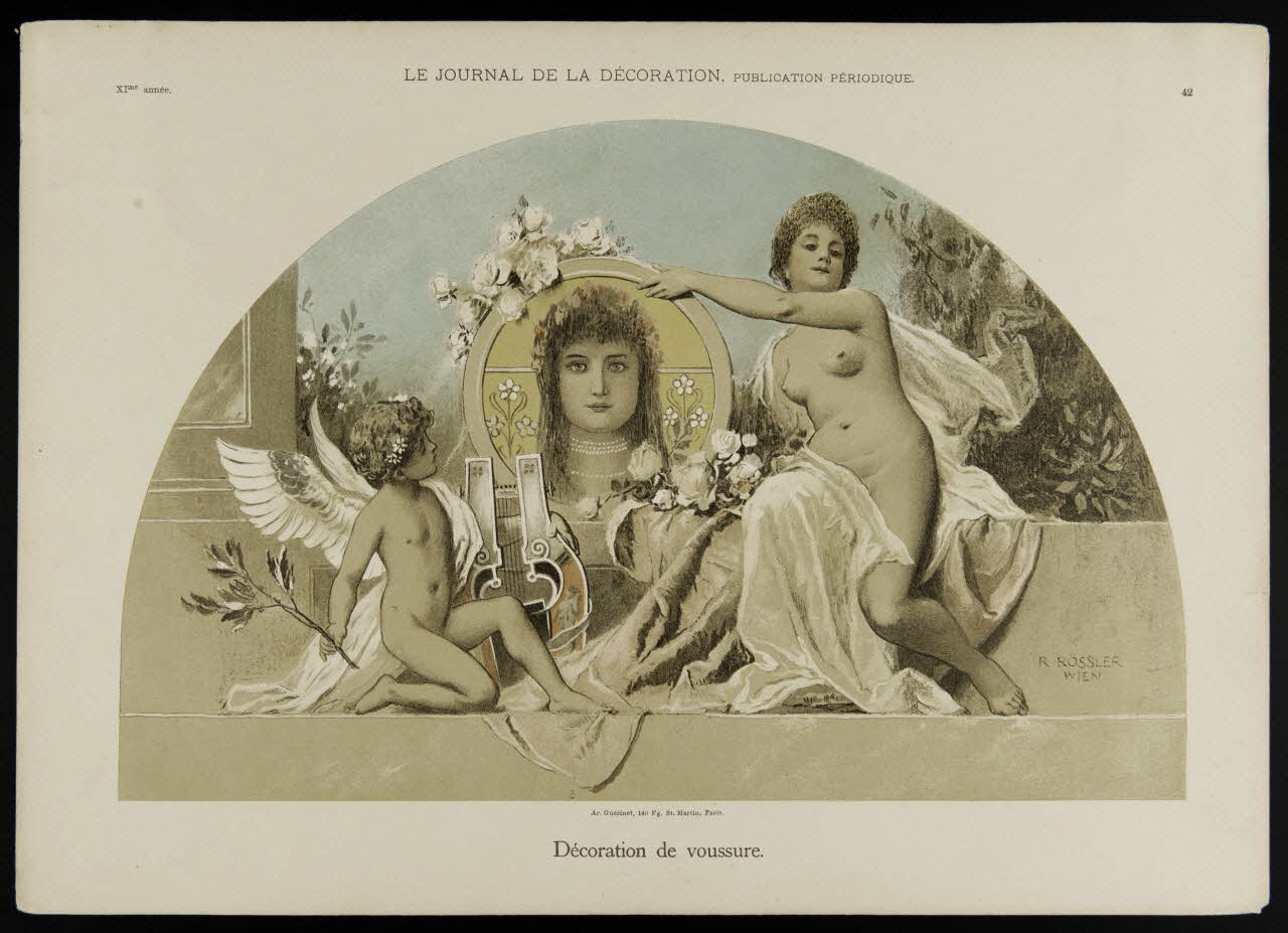 estampe Décoration de voussure. 1975.46.258 Photo