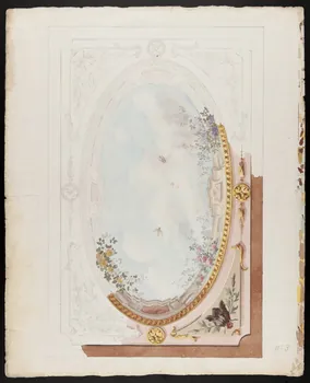 dessin Maquette de plafond 1975.46.3 Photo