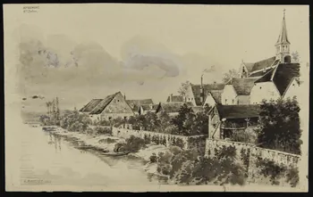 Dailland E. ; Benoist Louis dessin Vue d'Apremont (Haute-Saône) 1905 1975.46.35 Photo