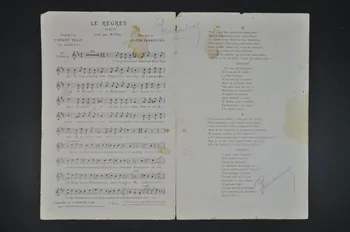 Gaston Gabaroche ; Vincent Telly ; Félix Mayol ; S Eichard chanson petit format 1908 1965.168.69  Photo Mucem