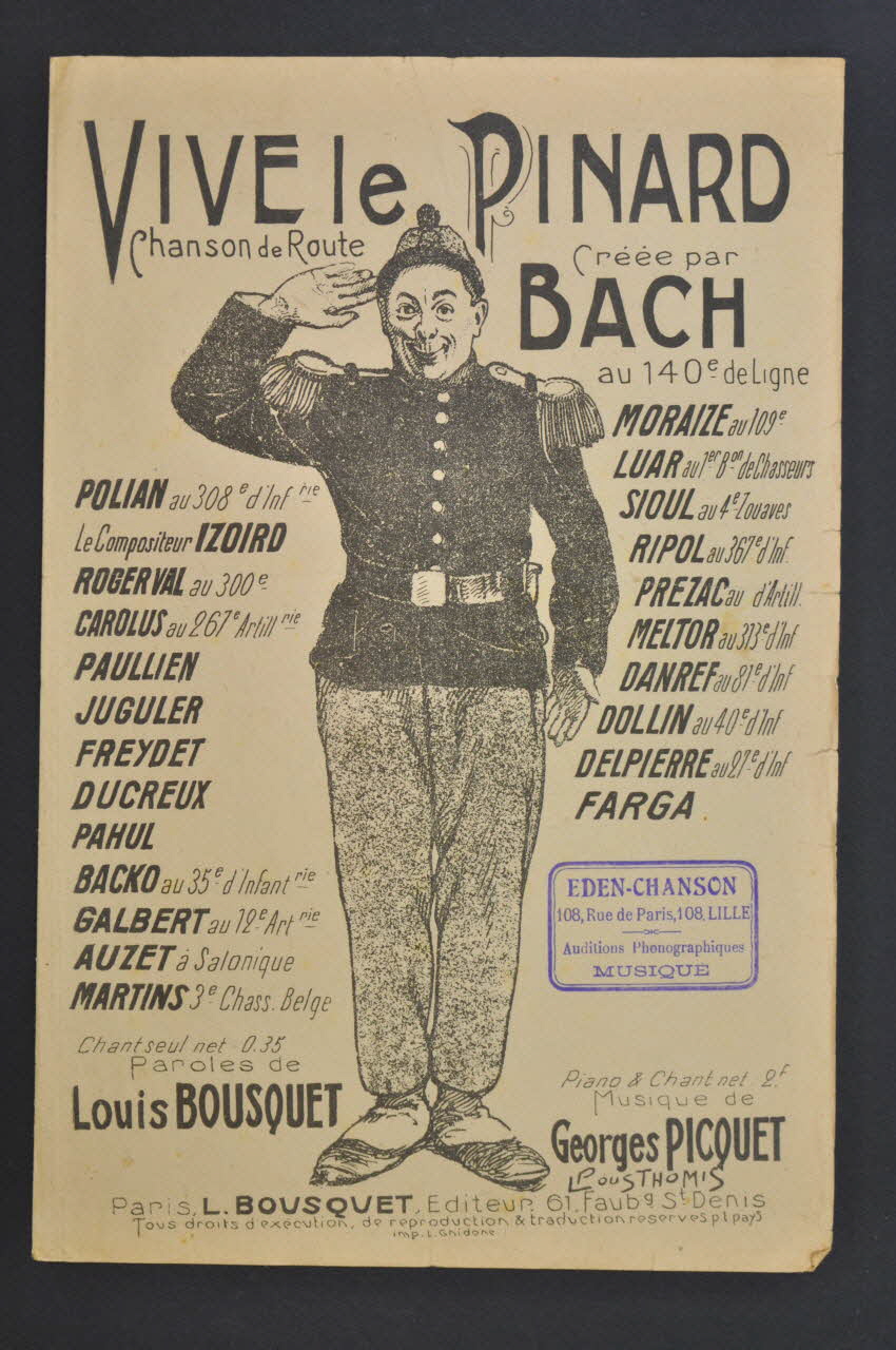 chanson petit format 1966.175.11 Photo Mucem