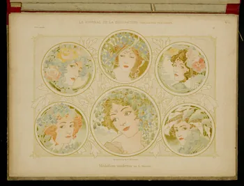 album LE JOURNAL DE LA DECORATION,  Médaillons modernes 1975.46.425.44  Photo