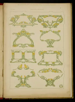 Guérinet album LE JOURNAL DE LA DECORATION.  Cartouches modernes. Ile-de-France, France 1901 1975.46.426.16 Photo