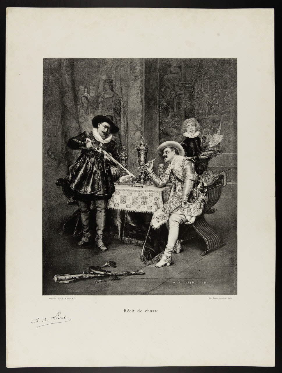 estampe Récit de chasse 1975.46.427.13 Photo