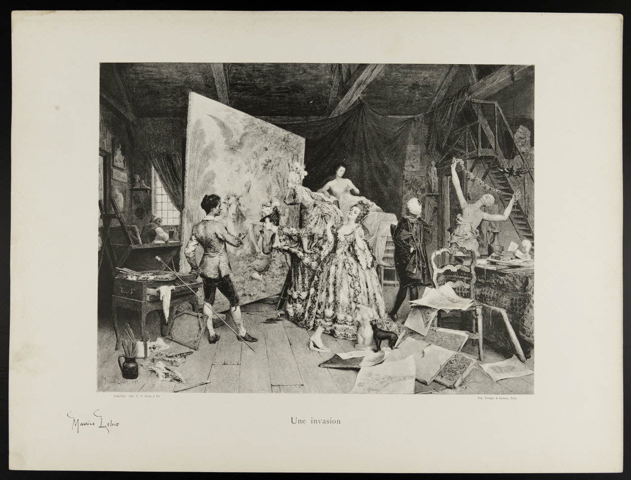 estampe Une invasion 1975.46.429.11 Photo