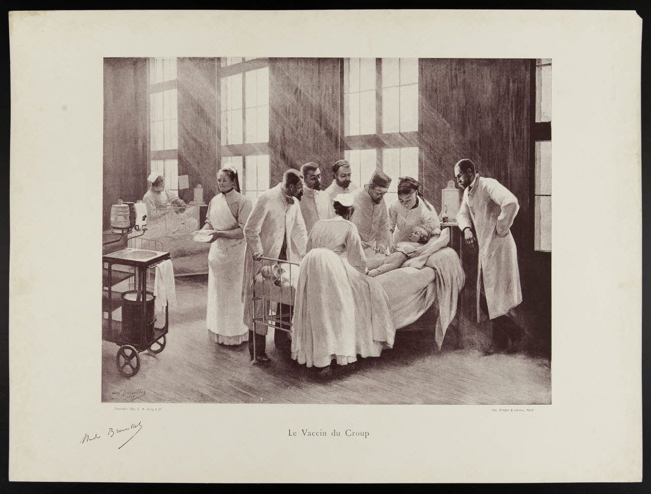 estampe Le Vaccin du Croup 1975.46.429.12 Photo