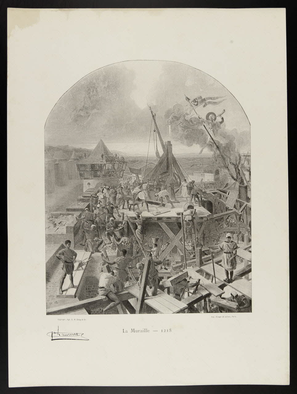estampe La Muraille - 1218 1975.46.431.13 Photo