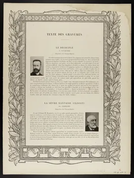 estampe TEXTE DES GRAVURES. 1975.46.431.2 Photo