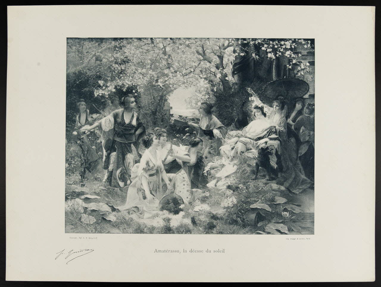 estampe Amatérassu, la déesse du soleil 1975.46.432.11 Photo