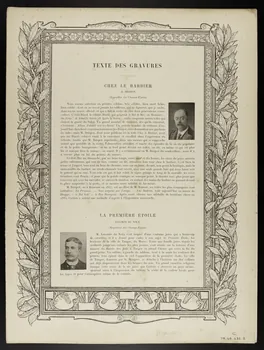 estampe TEXTE DES GRAVURES. 1975.46.432.2 Photo