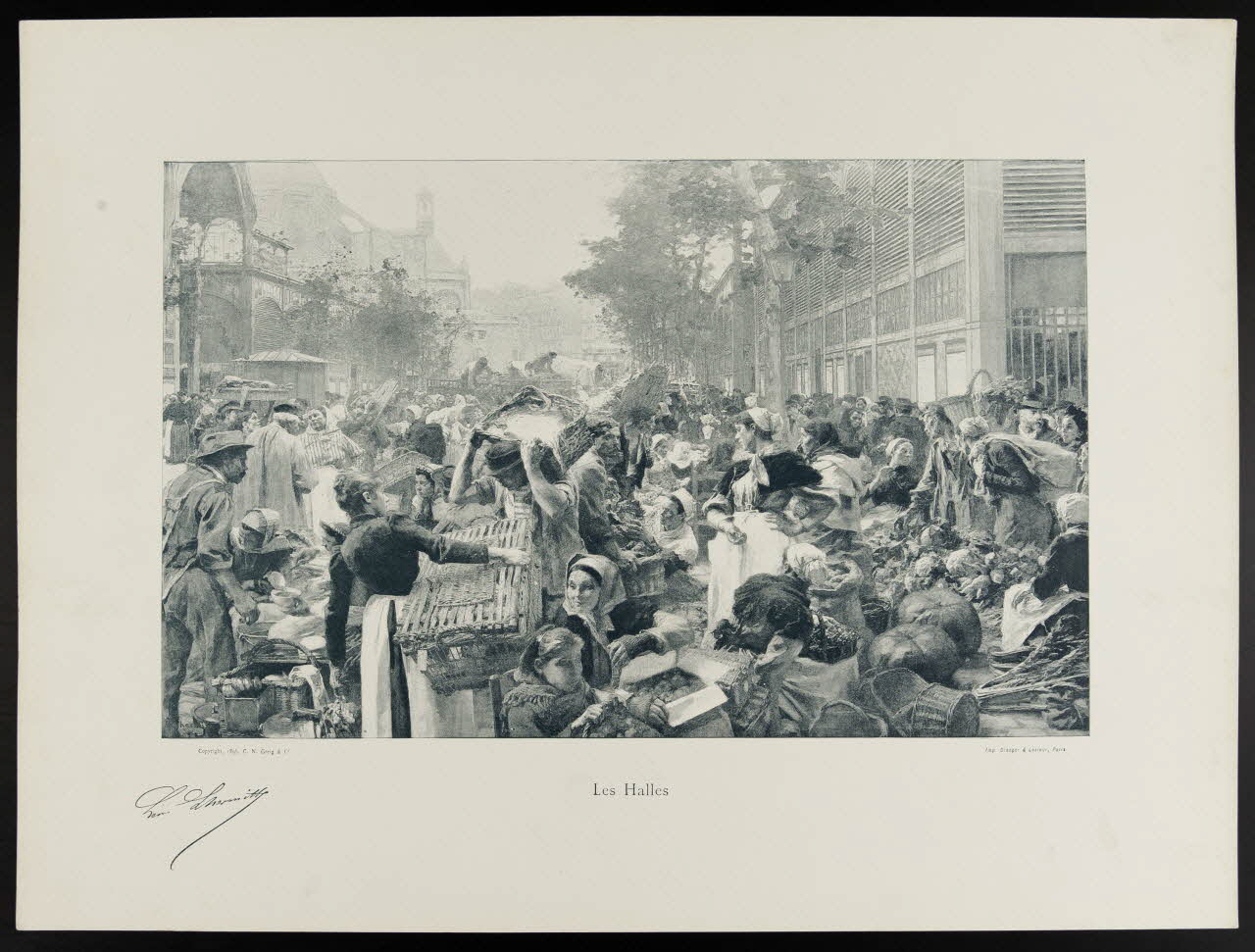 estampe Les Halles 1975.46.432.8 Photo