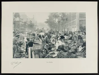 estampe Les Halles 1975.46.432.8  Photo