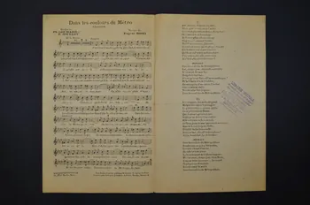 Philippe Goudard ; Eugène Rosi ; Edmond Joullot ; Marcelly ; Louis Devyl ; Romès ; Edition Universelle; chanson petit format Île-de-France, France 1918 1966.175.23 Photo Mucem