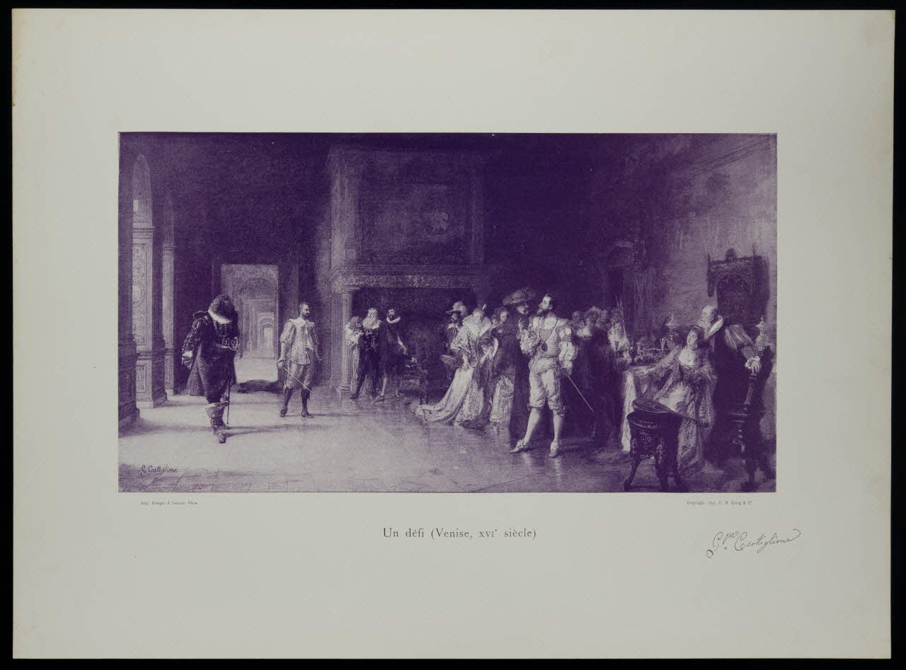 estampe Un défi 1975.46.436.8 Photo