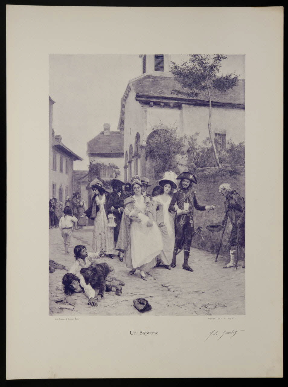 estampe Un Baptême 1975.46.437.10 Photo