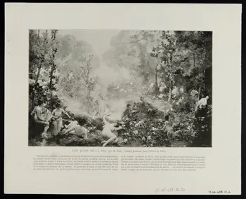 estampe LES FILLES DE MENESTHO, par M. LEQUESNE. 1975.46.438.10.1/2 Photo