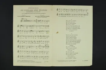 Henri Christiné ; Alfredo Nilson-Fyscher ; Ray Goetz ; Baldwin Sloane ; Harry Fragson ; Edouard Salabert chanson petit format 1912 1965.168.9 Photo Mucem