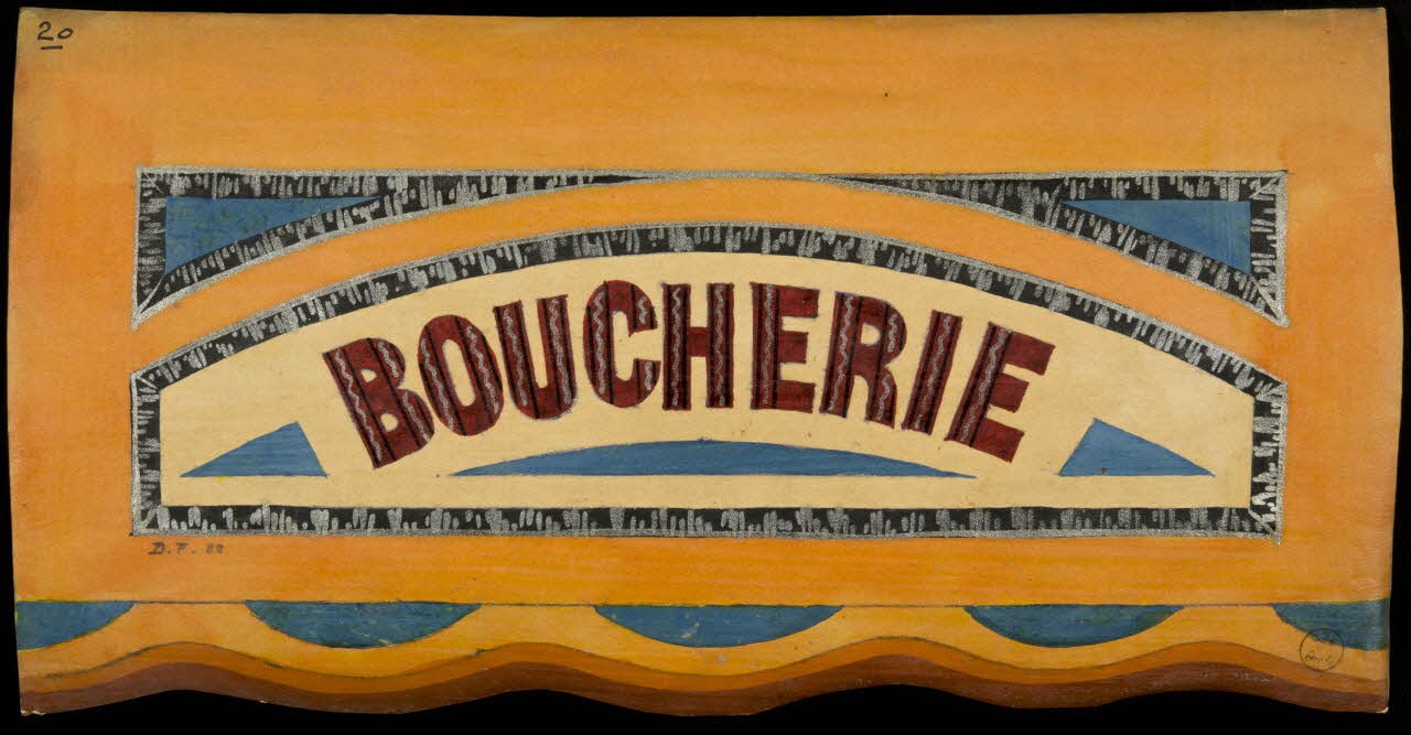 dessin BOUCHERIE 1975.46.443.1 Photo