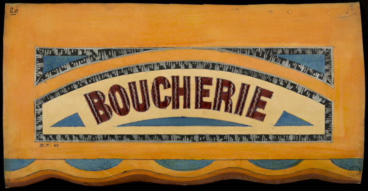 dessin BOUCHERIE 1975.46.443.2 Photo