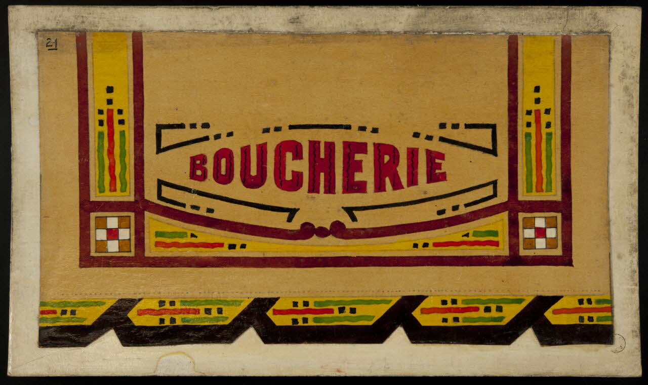 dessin BOUCHERIE 1975.46.445.1 Photo