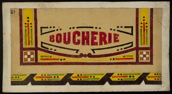 dessin BOUCHERIE 1975.46.445.2 Photo
