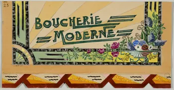 dessin BOUCHERIE  MODERNE 1975.46.446.2 Photo