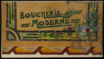 dessin BOUCHERIE MODERNE 1975.46.446.3 Photo