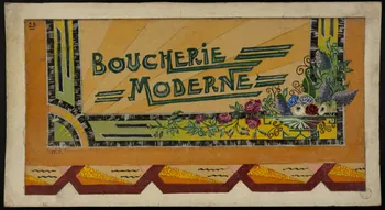 dessin BOUCHERIE MODERNE 1975.46.446.4 Photo