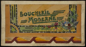 dessin BOUCHERIE MODERNE 1975.46.446.5 Photo