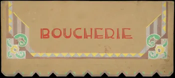 dessin BOUCHERIE 1975.46.452  Photo