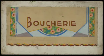 dessin BOUCHERIE 1975.46.453 Photo