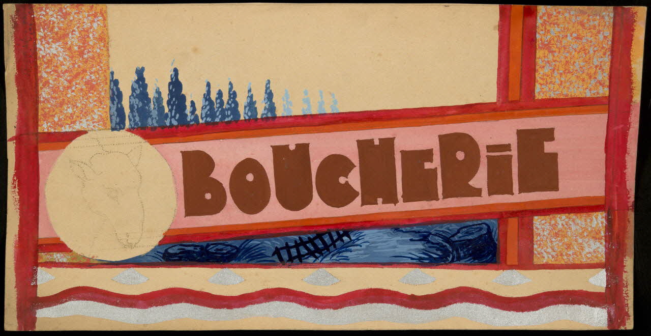 dessin BOUCHERIE 1975.46.458.1 Photo