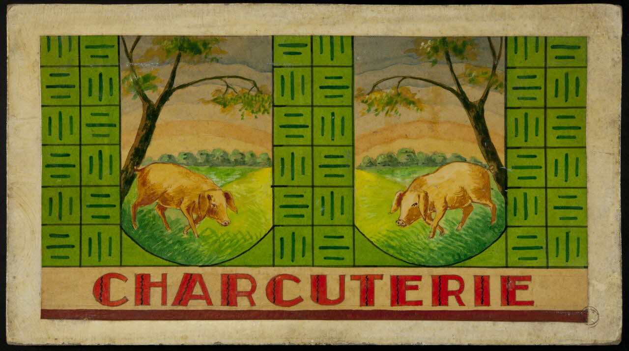 dessin CHARCUTERIE 1975.46.462 Photo